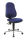 Topstar Bürostuhl Point 60, 8169G26 Stoff blau, Gestell chrom