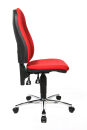 Topstar Bürostuhl Point 60, 8169G21 Stoff rot, Gestell chrom
