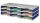 styro Sortierstation Styrodoc grau/blau mit 9 Fächern