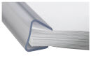 DURABLE Klemmschienen transparent DIN A4 100 Blatt, 25 St.