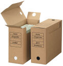Top-Print Archivboxen braun 33,5 x 11,4 x 25,3 cm, 10 St.