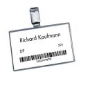 DURABLE Namensschilder mit Clip 9,0 x 5,4 cm, 25 St.