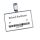 DURABLE Namensschilder mit Clip 9,0 x 5,4 cm, 25 St.