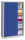 CP Schiebetürenschrank C 2000 Acurado, 2140-00 S10110 lichtgrau, enzianblau 8 Fachböden 160,0 x 40,0 x 195,0 cm