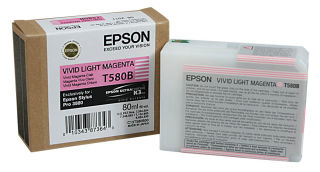 EPSON T580B  vivid light magenta Druckerpatrone