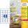 AVERY Zweckform wetterfeste Folienetiketten L4778REV-20 weiß 45,7 x 21,2 mm, 20 Blatt
