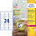 AVERY Zweckform wetterfeste Folienetiketten L4773REV-20 weiß 63,5 x 33,9 mm, 20 Blatt