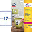 AVERY Zweckform wetterfeste Folienetiketten L4776REV-20...