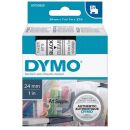 DYMO Schriftband D1 53710 S0720920, 24 mm, schwarz auf transparent, 1 St.