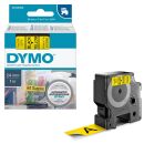 DYMO Schriftband D1 53718 S0720980, 24 mm, schwarz auf...