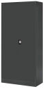 Gürkan Stahlschrank 100096 anthrazit 4 Fachböden 92,0 x 42,0 x 195,0 cm, aufgebaut, 1 St.