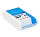 helit Visitenkartenbox weiß/hellblau, für bis zu 300 Visitenkarten