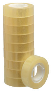 tesa STANDARD Klebefilm transparent 15,0 mm x 33,0 m 10 Rollen