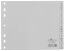 DURABLE Ordnerregister DIN A4 Halbformat A-Z grau...