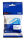 brother Schriftband M-K M-K233 MK233BZ, 12 mm, blau auf weiß, 1 St.