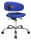Topstar Bürostuhl Sitness® 40, ST290W56 Stoff blau, Gestell chrom
