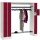 CP Garderobe mit Schließfächern Serie 8070 lichtgrau, rubinrot 80730-00 S10004, 15 Schließfächer 210,0 x 48,0 x 195,0 cm