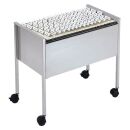 DURABLE Hängemappenwagen Längs-Registratur grau...