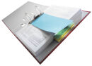 LEITZ Trennstreifen 1679 farbsortiert, 180 g/qm Karton...