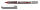 uni-ball eye micro UB-150E Tintenroller silber 0,2 mm, Schreibfarbe: rot, 12 St.