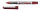 uni-ball eye fine UB-157E Tintenroller silber 0,4 mm, Schreibfarbe: rot, 12 St.