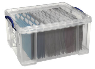 Really Useful Box Aufbewahrungsbox 48,0 l transparent 60,0 x 40,0 x 31,5 cm, 1 St.