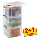 2 + 1 GRATIS: Really Useful Box Aufbewahrungsboxen 2x...