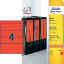 AVERY Zweckform Ordneretiketten L4766-20 rot, 20 Blatt