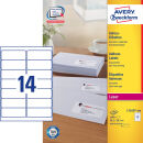 AVERY Zweckform Adressetiketten L7163-100 weiß 99,1...