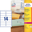 AVERY Zweckform Folien-Adressetiketten L7563-25...