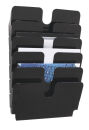 DURABLE Wandprospekthalter Flexiplus schwarz DIN A4 quer...