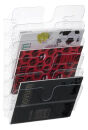 DURABLE Wandprospekthalter Flexiplus transparent DIN A4...