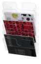 DURABLE Wandprospekthalter Flexiplus transparent DIN A4 quer 6 Fächern 34,0 x 10,0 x 52,0 cm, 1 St.