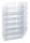 DURABLE Wandprospekthalter Flexiplus transparent DIN A4 quer 6 Fächern 34,0 x 10,0 x 52,0 cm, 1 St.