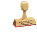 Textstempel, individualisierbar ohne Logo, 1 St.
