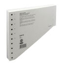 LEITZ Trennblätter 1651 DIN A4 blanko grau, 200 g/qm, 100 St.