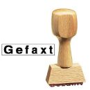 "Textstempel ""Gefaxt"" ohne Logo, 1 St."