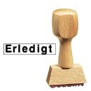 "Textstempel ""Erledigt"" ohne Logo, 1 St."