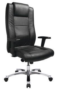 Topstar Chefsessel Chairman® 10, NS29T A80 Leder schwarz, Gestell alu