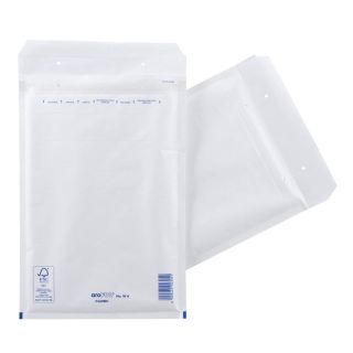 100 aroFOL® CLASSIC Luftpolstertaschen W6/F weiß für DIN A4