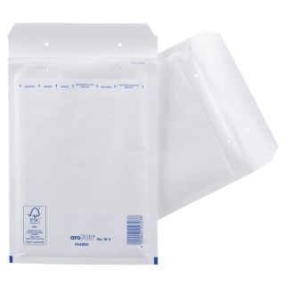 100 aroFOL® CLASSIC Luftpolstertaschen W4/D weiß für DIN A5