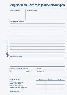 AVERY Zweckform Bewirtungskostenbeleg Formularbuch 745, 1 St.