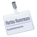 DURABLE Namensschilder mit Clip 9,0 x 6,0 cm, 5 St.