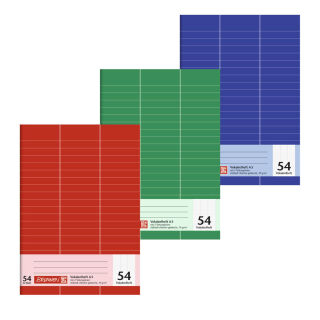 BRUNNEN Vokabelheft Lineatur 54 liniert DIN A5 ohne Rand, 32 Blatt, 1 St.