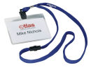 DURABLE Namensschilder mit Textilband 9,0 x 6,0 cm, 10 St.