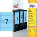 AVERY Zweckform Ordneretiketten L4763-20 blau, 20 Blatt