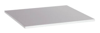 SODEMATUB Tischplatte lichtgrau rechteckig 80,0 x 80,0 x 2,5 cm