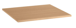 SODEMATUB Tischplatte buche rechteckig 80,0 x 80,0 x 2,5 cm