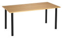 SODEMATUB Tischplatte buche rechteckig 160,0 x 80,0 x 2,5 cm