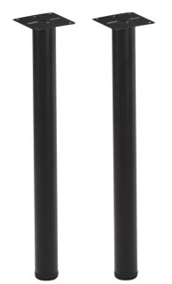 SODEMATUB Tischbeine schwarz , 2 St.